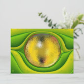 ゲコ  リザード 爬虫類の目 白紙の招待状 招待 招待状 (スタンド正面)