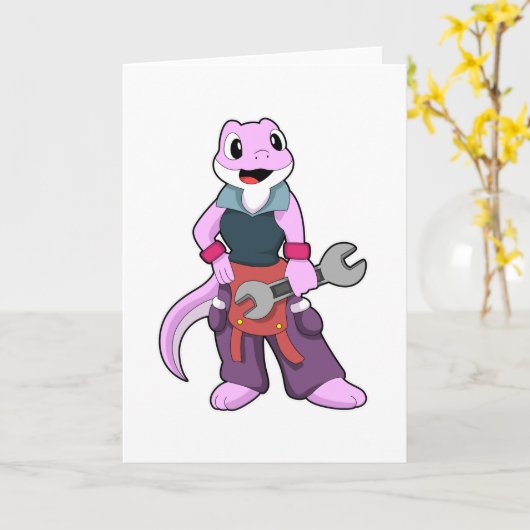 ゲコ as メカニック with レンチ カード (黄色い花)