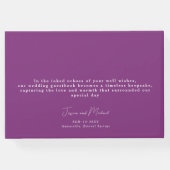 😍ゲスエレガントトブックAnemone Dreamscape結婚の ゲストブック (裏面)