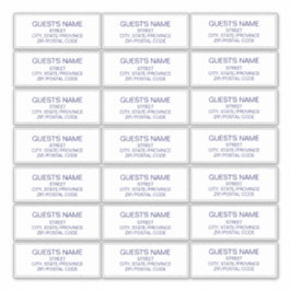 ゲスカスタムト住所 シールネイビーブルー シール