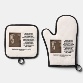 ゲスタートンイマジネーション精神病クリエイティブ 鍋つかみ&鍋敷きセット