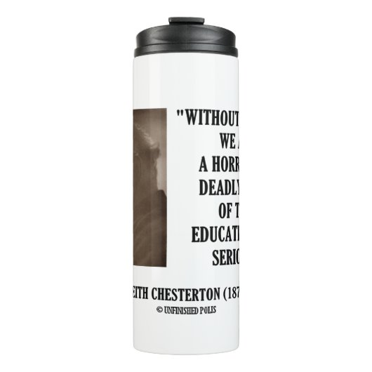 ゲスタートン教育の深刻な危険 タンブラー (正面)