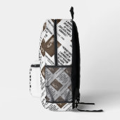 ゲスタートン教育の深刻な危険 プリントバックパック (右)