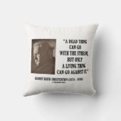 ゲスタートン死んだものストリーム生き物 クッション (裏面)