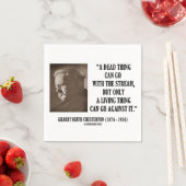 ゲスタートン死んだものストリーム生き物 スタンダードカクテルナプキン (インサイチュ)