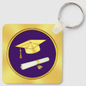 ゲストのための卒業記念キープサケ、色の変更、 キーホルダー (裏面)