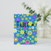 ゲストのテーブル数 ポストカード (スタンド正面)