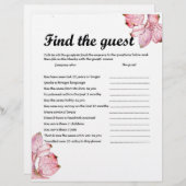 ゲストのパーティー レターヘッド (正面/裏面)