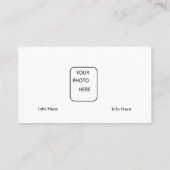 ゲストの一流のテーブルの座席表 プレイスカード (裏面)