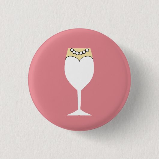 ゲストの同一証明の眼識 缶バッジ (正面)