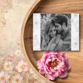 ゲストの返信が簡単なオールインワンのミニマルな招待状（QRコード付き返信ハガキ） オールインワン招待状