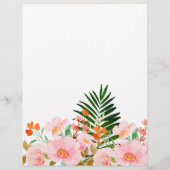 ゲストを探せ ブライダルシャワー ビンゴ ビーチテーマ チラシ (裏面)