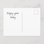 ゲストウェルカムグリーンアガベ葉の写真南西 ポストカード (裏面)