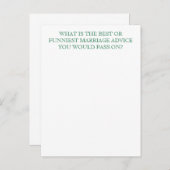 ゲストエンターテイメントカード アドバイスカード (正面/裏面)