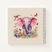 ゲストギフトリスト赤ちゃんシャワー ノートブック (裏面)