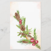 ゲストクリスマスブライダルシャワーゲームカードの検索 チラシ (裏面)