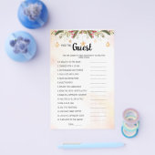 ゲストクリスマスブライダルシャワーゲームカードF チラシ (シングル)