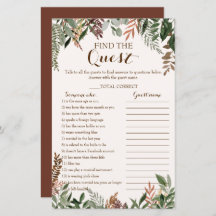 ゲストゲームを検索すаる葉ブライダルシャワー