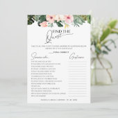 ゲストゲームトロピカルブライダルシャワーカード 招待状 (スタンド正面)