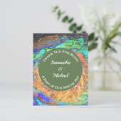 ゲストサンキューモザイクネオン結婚鑑賞 ポストカード (スタンド正面)