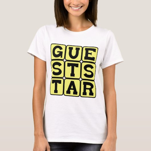 ゲストスター、主演俳優 Tシャツ (正面)