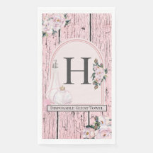 ゲストタオル(50)リトルビットファームハウス、シック、ボホ