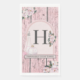 ゲストタオル(50)リトルビットファームハウス、シック、ボホ