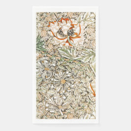 ゲストタオル： WILLIAM MORRIS :ハニーサックル