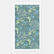 ゲストタオル： WILLIAM MORRIS ：海藻