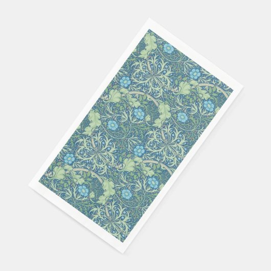 ゲストタオル： WILLIAM MORRIS ：海藻 (コーナー)