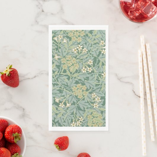 ゲストタオル： WILLIAM MORRIS : JASMINE : 1896 (インサイチュ)