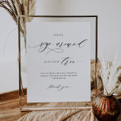 ゲストツリエレガントーのサインをのまわりに下さい ポスター