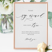 ゲストツリエレガントーのサインをのまわりに下さい ポスター