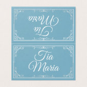 ゲストテーブルネームカード – Quinceaenera Mini Thank You (外部フラット)