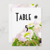 ゲストテーブル番号 ポストカード (正面/裏面)