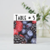 ゲストテーブル番号 ポストカード (スタンド正面)