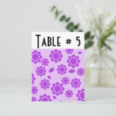 ゲストテーブル番号 ポストカード (スタンド正面)