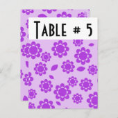 ゲストテーブル番号 ポストカード (正面/裏面)