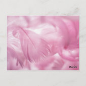 ゲストネームカードピンクスウィート16 ポストカード (裏面)