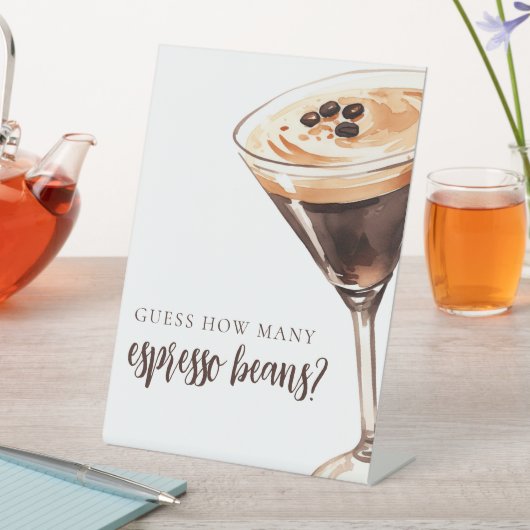 ゲストハウエスプレッソマルティーニブライダルシャワー 台座サイン (インサイチュ)