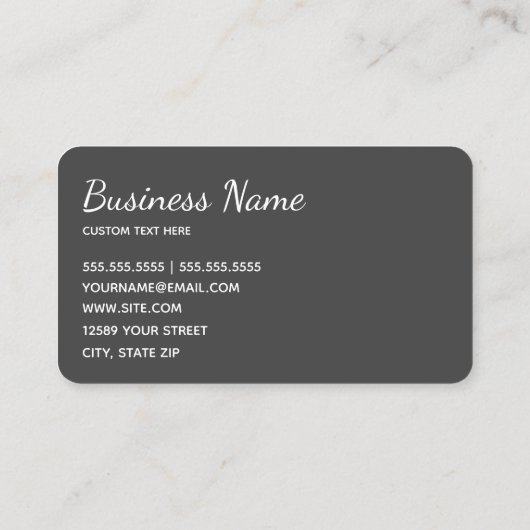 ゲストハウスカスタム写真 名刺 (裏面)