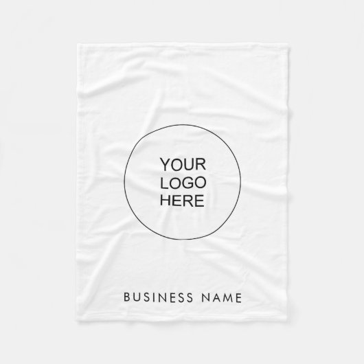 ゲストハウスホテルホステルロゴモダンシンプルデザイン フリースブランケット (正面)