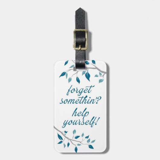 ゲストバスルームトイレタリーラベル ラゲッジタグ (正面縦)