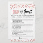 ゲストパーソナライズされたブライダルシャワーゲームの検索 (正面/裏面)