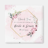 ゲストパーソナライズされた用マグネット結婚式の引き出物 マグネット (正面)