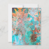 ゲストパーティーシャワーの結婚式招待状 招待状 (裏面)