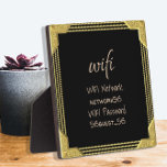 ゲストビジターWIFI情報パスワード金ゴールドフレーム フォトプラーク<br><div class="desc">このデザインはデジタルアートを通して作られたパーソナライズされたが、写真や文字を変えて提供される地域にあるかもしれない。また、を選択しカスタマイズてクリック、背景の色を削除または変更したり、文字を追加したり、文字の色またはスタイルを変更したり、文字のみのデザインの画像を削除したりすることで可能です。colorflowcreations@gmail.comで連絡は、このデザインを別の製品で使用したり、デザインのサポートを受けたり、特別なリクエストを受けたりして、この情報を取得する必要がある。オリジナル抽象芸術絵画アクリルをwww.etsy.com/shop/colorflowartで購入。www.facebook.com/colorflowcreations、www.instagram.com/colorflowcreations、www.twitter.com/colorflowart、後を追およびwww.pinterest.com/colorflowcreationsで自分の創造や自分の情報を見る。</div>