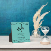 ゲストビジターWIFI情報パスワード フォトプラーク (インサイチュ)