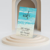 ゲストビジターWIFI情報STRレンタルホーム 台座サイン