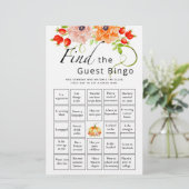 ゲストビンゴカボチャ赤ちゃんシャワーゲームを見つける (スタンド正面)